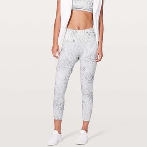 Lululemon Wunder Under Hi-Rise Tight in Twine White Multi Sz 4